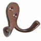 Porthos Coat Hook - Rust Finish
