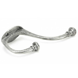 Blacksmith Pewter Patina Ball Top Hat and Coat Hook