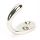 Celtic Single Coat Hook - Polished Nickel Finish