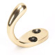 Celtic Single Coat Hook - Polished Bronze Finish