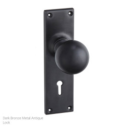 Ball Door Knob on Backplate