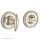 Bathroom Curved Turn and Release Raised Edge Covered Rose