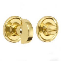 Croft 2241 Bathroom Half Moon Turn and Release Raised Edge Covered Rose