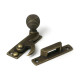 Beehive Sash Hook Fastener Burnished Brass
