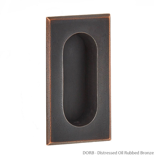 Bevelled Edge Flush Pull Handle