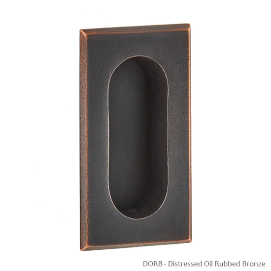 Bevelled Edge Flush Pull Handle