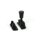 Black Brompton Brighton Fastener (Radiused)