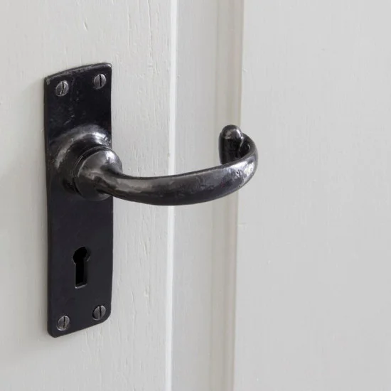 Black Lever Door Handle