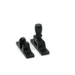 Black Mushroom Brighton Fastener - Narrow (Square)