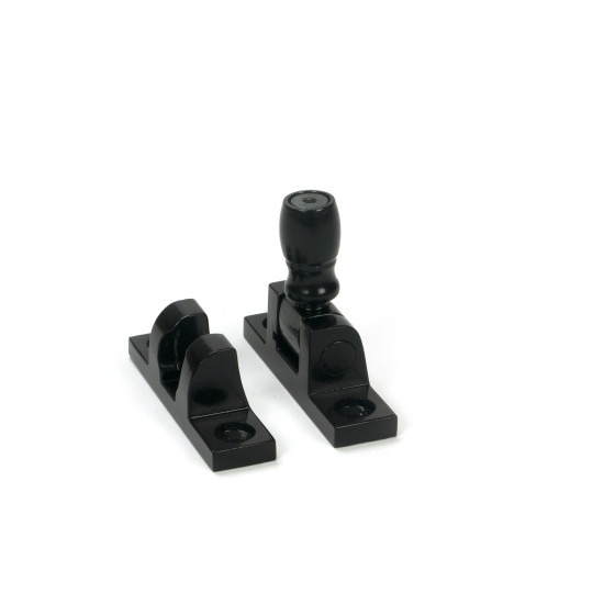 Black Mushroom Brighton Fastener - Narrow (Square)