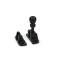 Black Mushroom Brighton Fastener (Radiused)