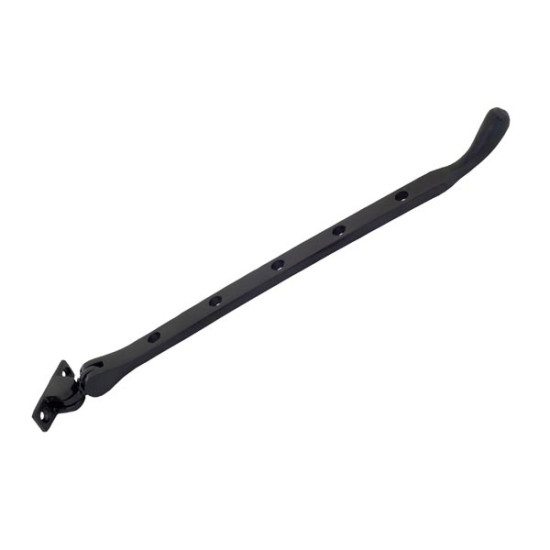 Black Pear Drop Casement Stay