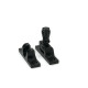 Black Prestbury Brighton Fastener - Narrow (Square)