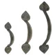Blacksmith Beeswax Gothic Pull Handle
