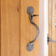Blacksmith Pewter Patina Bean Thumb Latch