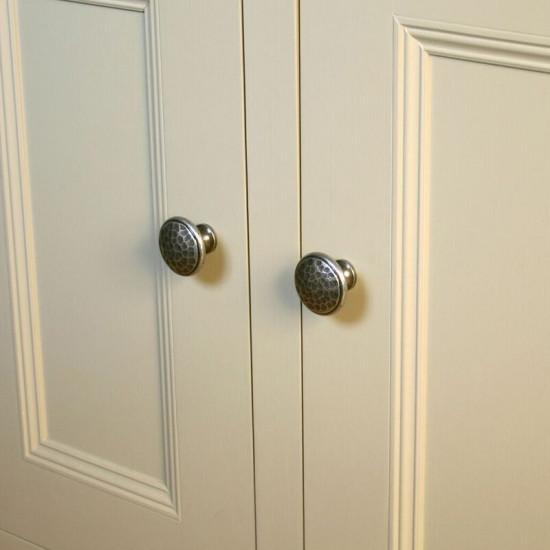 Blacksmith Pewter Patina Cupboard Knob