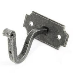 Blacksmith Pewter Patina Curtain Mounting Bracket