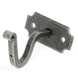 Blacksmith Pewter Patina Curtain Mounting Bracket