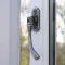 Blacksmith Pewter Patina Locking Pear Drop Espagnolette Casement Fastener