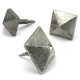 Blacksmith Pewter Patina Pyramid Door Studs