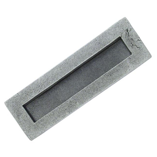 Blacksmith Pewter Patina Rustic Letter Plate