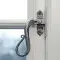Blacksmith Pewter Patina Shepherd's Crook Lockable Casement Fastener