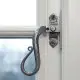 Blacksmith Pewter Patina Shepherd's Crook Lockable Casement Fastener