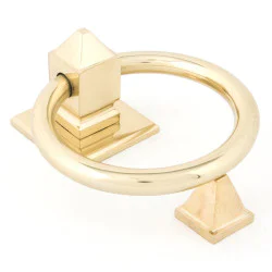 Bloomsbury Round Door Knocker - Polished Brass