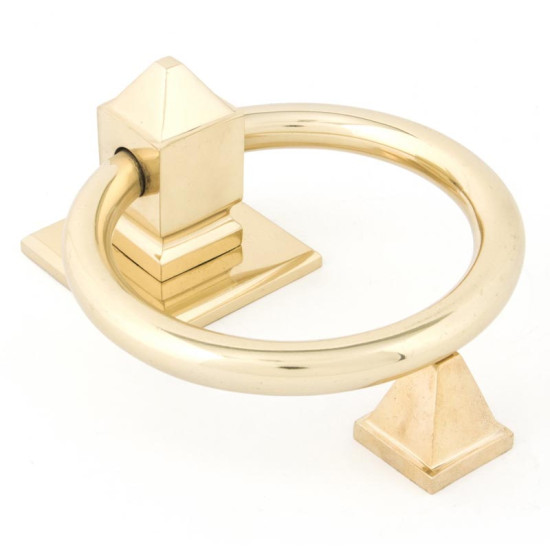 Bloomsbury Round Door Knocker - Polished Brass