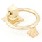 Bloomsbury Round Door Knocker - Polished Brass