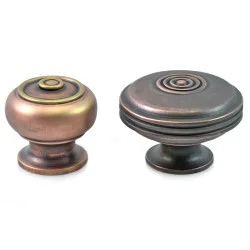 Bloxwich Cabinet Knob - Aged Bronze Finish
