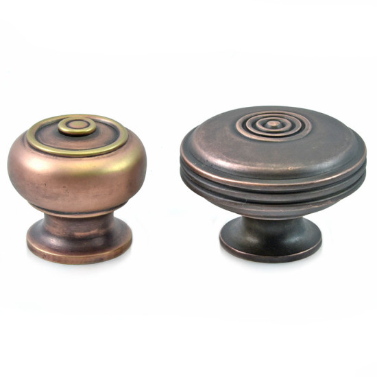 Bloxwich Cabinet Knob - Aged Bronze Finish