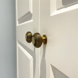 Brass Beehive Cupboard Knob