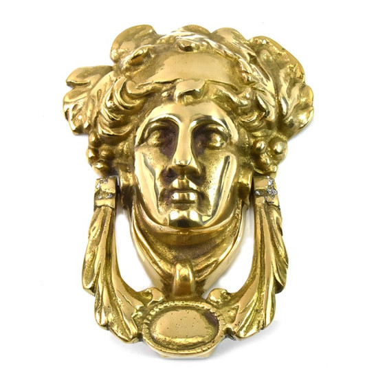 Brass Grecian Goddess Door Knocker