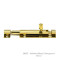 Croft 1801 Brass Mayfair Bolt - Straight Version