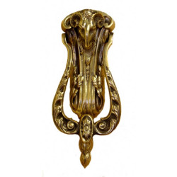 Brass Rams Head Door Knocker