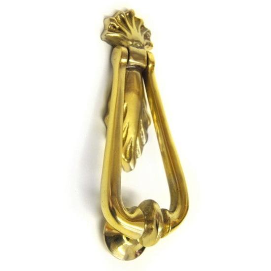 Brass Tiny Teardrop Door Knocker