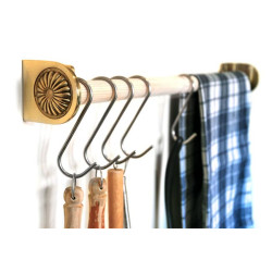 Brass Utensil Rack