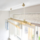 Brass Victorian Kitchen Maid® Pulley Clothes Airer