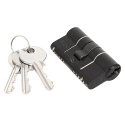 British Standard Double Euro Cylinder Lock - Black Finish