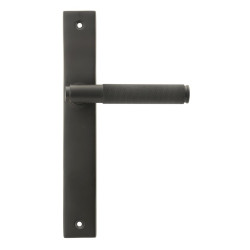 Brompton Slimline Lever Espagnolette Latch Set - Aged Bronze