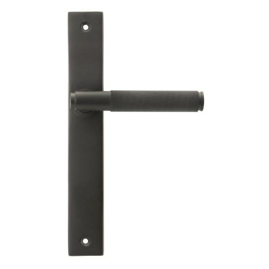 Brompton Slimline Lever Espagnolette Latch Set - Aged Bronze