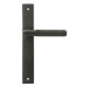Brompton Slimline Lever Espagnolette Latch Set - Aged Bronze