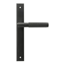 Brompton Slimline Lever Espagnolette Latch Set - Matt Black