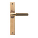 Brompton Slimline Lever Espagnolette Latch Set Polished Bronze