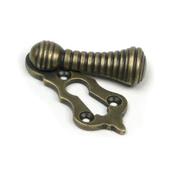 Burnished Brass Beehive Escutcheon