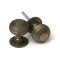 Burnished Brass Beehive Mortice/Rim Knob Set