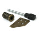 Burnished Brass Key-Flush Sash Stop
