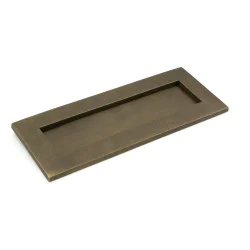 Burnished Brass Letter Plate