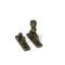 Burnished Brass Prestbury Brighton Fastener - Narrow (Square)